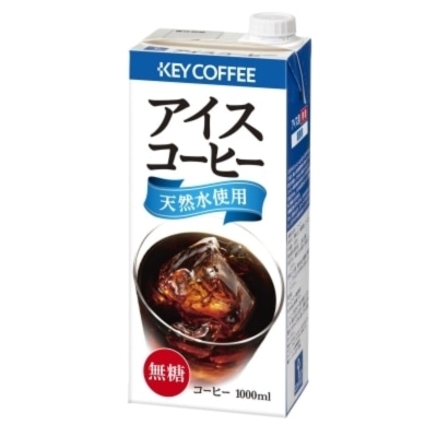 KEY アイスコーヒー 無糖 (1000ml) 6本