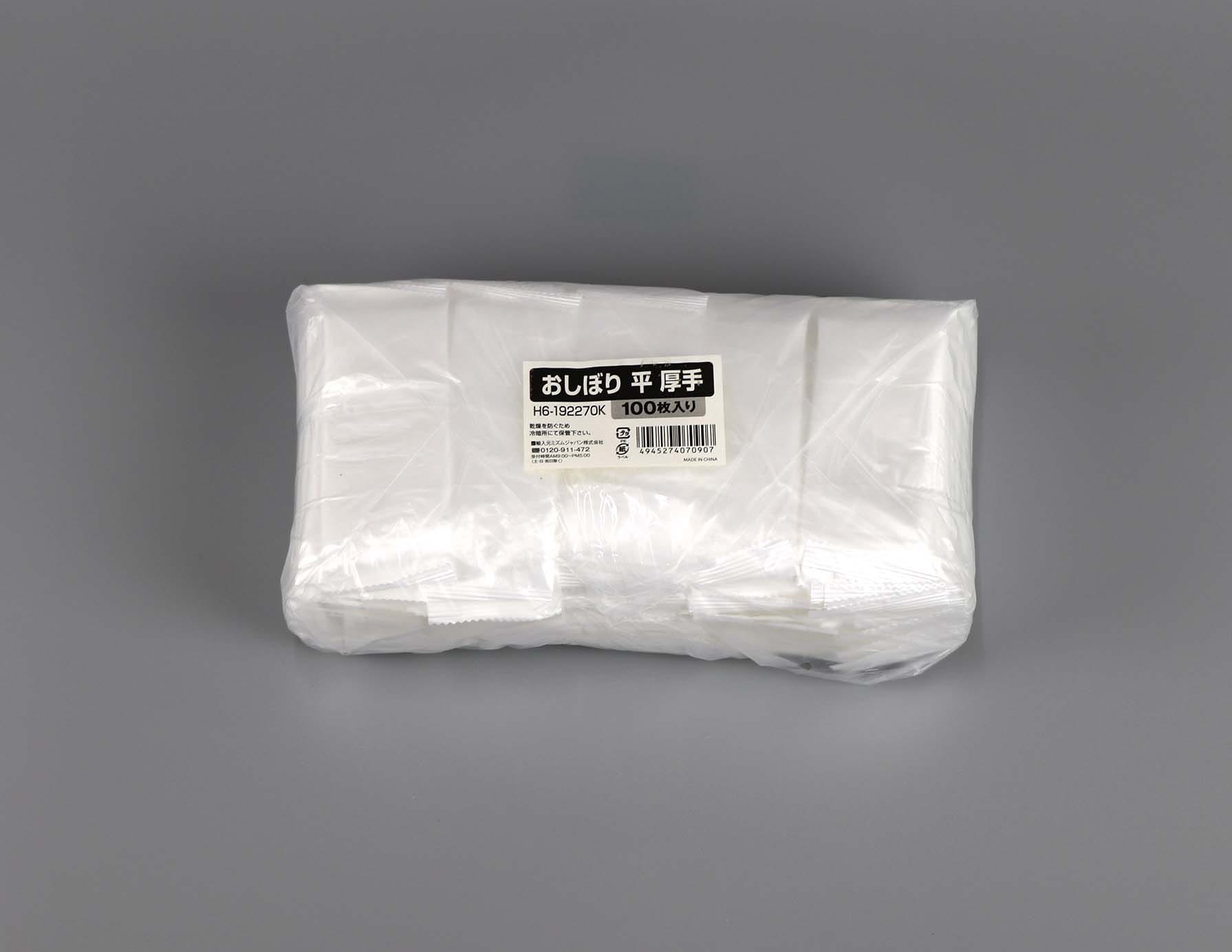 不織布おしぼり 平厚手19＊22ｃｍ （100P）